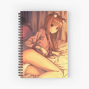 Horo Spice and Wolf Spiral Notebook