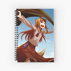 Horo Spice and Wolf Spiral Notebook