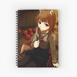 Horo Spice and Wolf Spiral Notebook