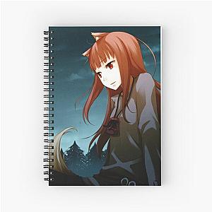 Horo Spice and Wolf Spiral Notebook