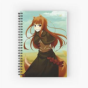 Horo Spice and Wolf Spiral Notebook