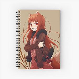 Horo Spice and Wolf Spiral Notebook