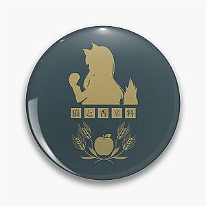 Horo - Spice and Wolf Logo (Gold) Pin