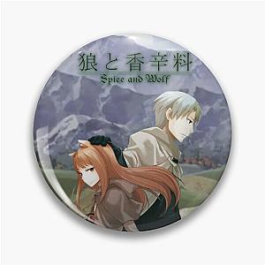 Holo and Lawrence Spice and Wolf Scene Pin