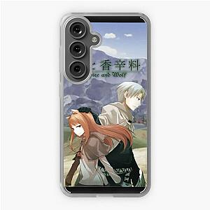 Holo and Lawrence Spice and Wolf Scene Samsung Galaxy Soft Case