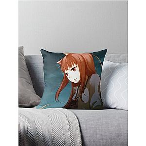 Horo Spice and Wolf Throw Pillow