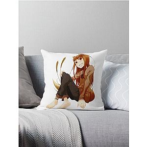 Horo Spice and Wolf Throw Pillow