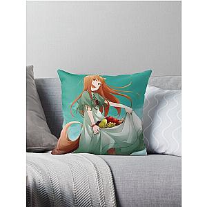 Horo Spice and Wolf Throw Pillow