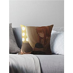 Horo Spice and Wolf Throw Pillow