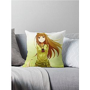 Horo Spice and Wolf Throw Pillow