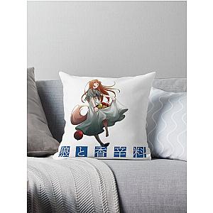 Spice and Wolf - logo Throw Pillow