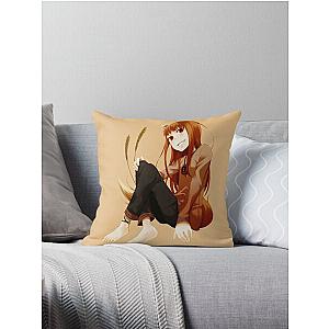 Spice and Wolf - Horo Throw Pillow