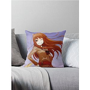 Horo Spice and Wolf Throw Pillow