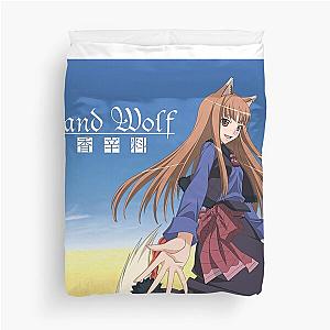 Spice and Wolf - poster Duvet Cover