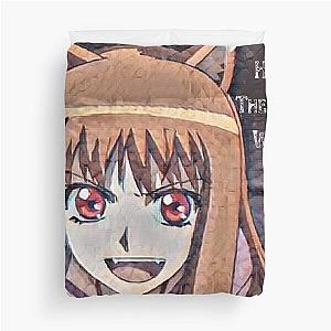 Holo The Wise Wolf From Spice and Wolf Design Duvet Cover