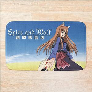 Spice and Wolf - poster Bath Mat