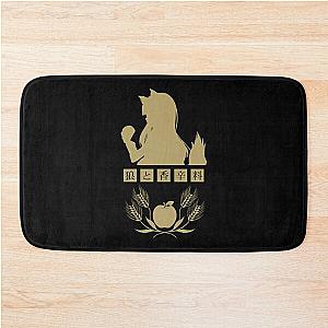 Horo - Spice and Wolf Logo (Gold) Bath Mat