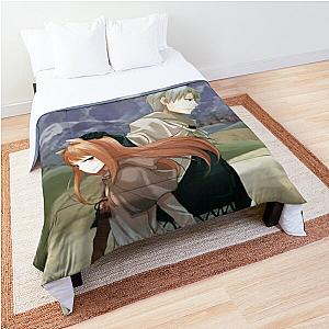 Holo and Lawrence Spice and Wolf Scene Comforter