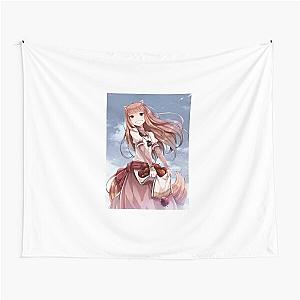 Holo with a Bundle of Apples - Spice and Wolf Tapestry