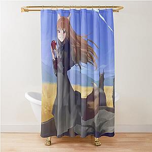 Holo Spice and Wolf Artwork For Otaku Shower Curtain