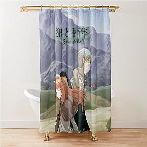 Holo and Lawrence Spice and Wolf Scene Shower Curtain