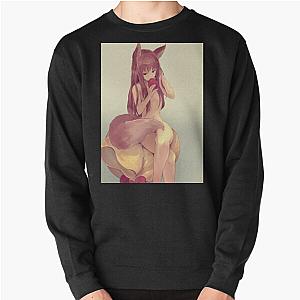 Holo Spice and Wolf Anime Fanart Pullover Sweatshirt