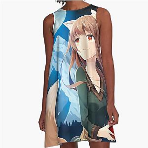 Holo Spice and Wolf Manga A-Line Dress