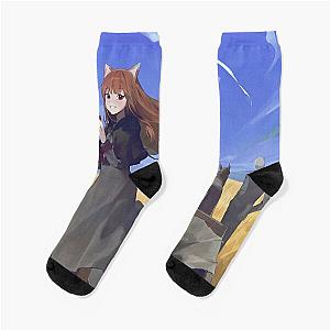 Holo Spice and Wolf Artwork For Otaku Socks