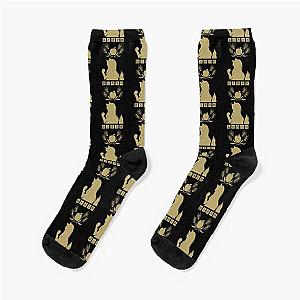 Horo - Spice and Wolf Logo (Gold) Socks