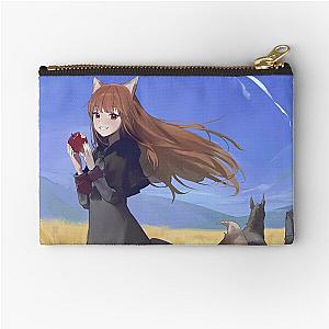 Holo Spice and Wolf Artwork For Otaku Zipper Pouch