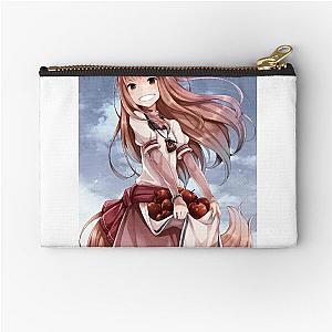 Holo with a Bundle of Apples - Spice and Wolf Zipper Pouch