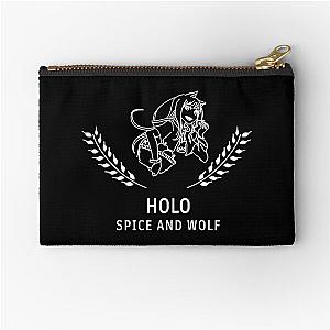 Holo Spice and Wolf Zipper Pouch