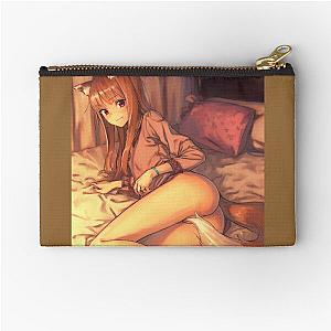 Horo Spice and Wolf Zipper Pouch