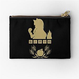 Horo - Spice and Wolf Logo (Gold) Zipper Pouch