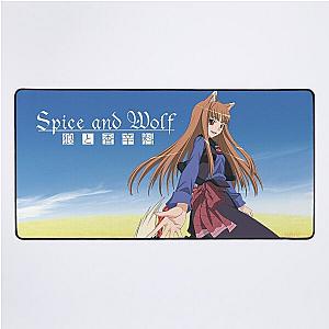 Spice and Wolf - poster Desk Mat