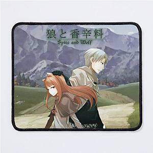 Holo and Lawrence Spice and Wolf Scene Mouse Pad