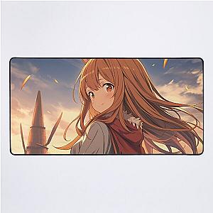 Holo in Golden Wheat Field - Spice and Wolf Desk Mat