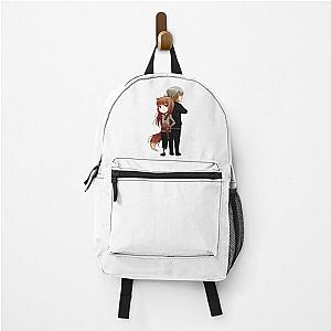 Chibi Holo and Lawrence Posing - Spice and Wolf Backpack