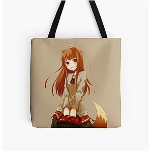 Horo Spice and Wolf All Over Print Tote Bag