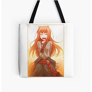 Horo Spice and Wolf All Over Print Tote Bag