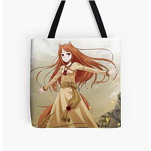 Horo Spice and Wolf All Over Print Tote Bag