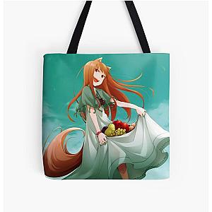 Horo Spice and Wolf All Over Print Tote Bag