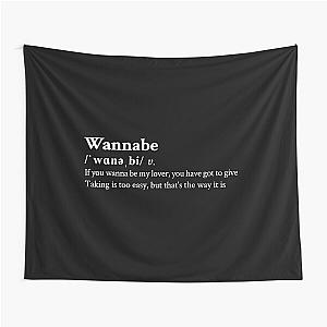 Spice Girls Aesthetic 90s Love Lyrics Black Tapestry