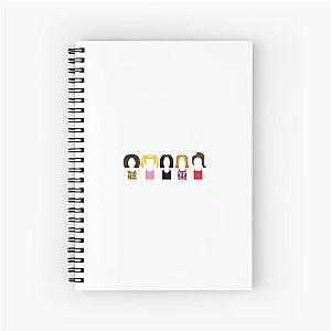 Graphic Tee for Spice Girls Music Fan Spiral Notebook