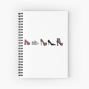 Illustration of the Spice Girls Shoe Notebook