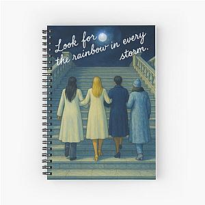 Look for the Rainbow in Every Storm - Spice Girls - Goodbye Spiral Notebook