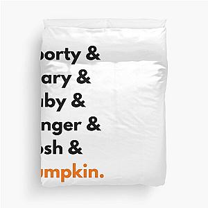 Pumpkin Spice Duvet Cover