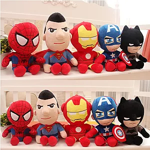 27-32cm Man Spidermaned Plush Toys Movie Dolls Marvel Avengers Soft Stuffed