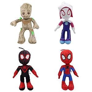 30cm Marvel Spiderman Plush Toy Soft Stuffed Cartoon Stuffeds Dolls Large