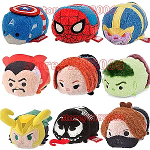 Disney Cartoon Tsum Tsum Loki Venom Ironman Spiderman